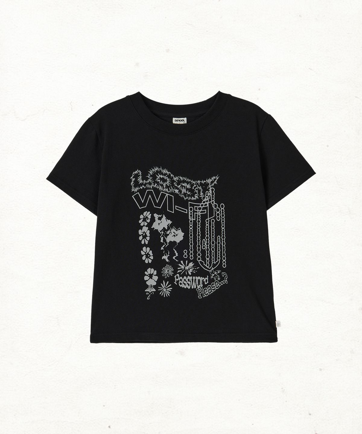 단델(DANDEL) DD lost wifi tee (BLACK)