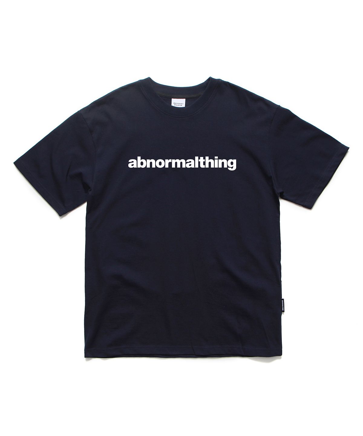 앱놀머씽(ABNORMALTHING) 베이직라인 티셔츠 네이비 (BASICLINE T-SHIRT NAVY)