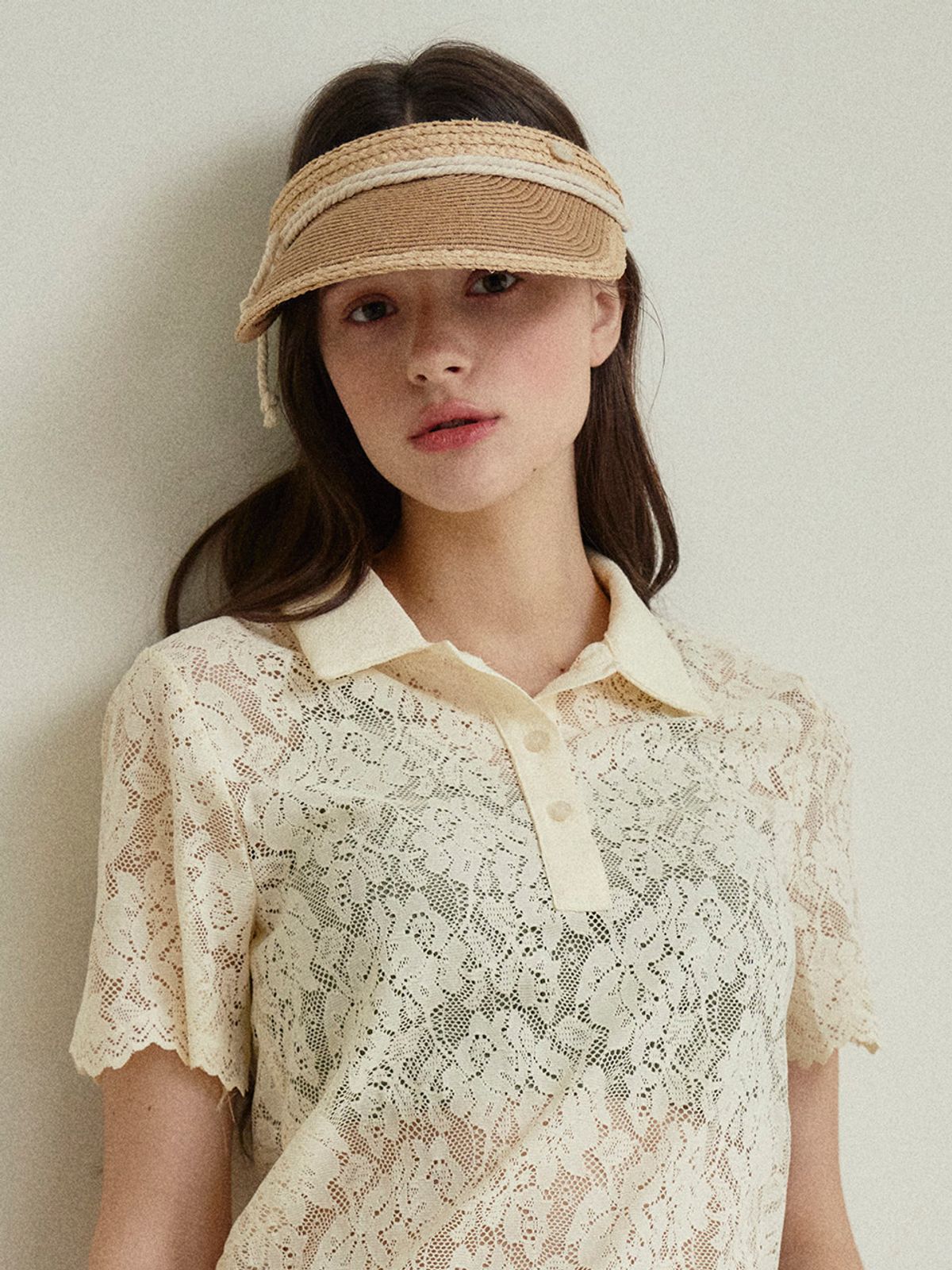 메르헨(MERCHEN) Joel rope sun visor_2color