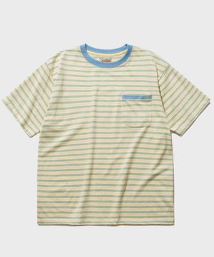 스트라피 포켓 반팔티셔츠 라이트블루 SJST7795