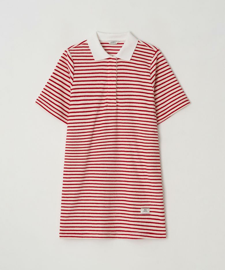 R STRIPE TERRY ONEPIECE