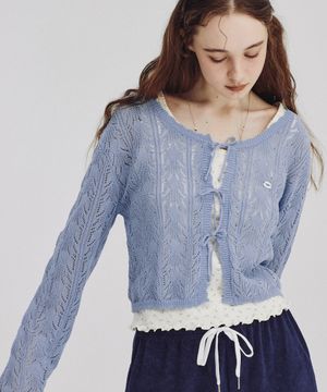 리본 크로셰 썸머 가디건 [3 colors]