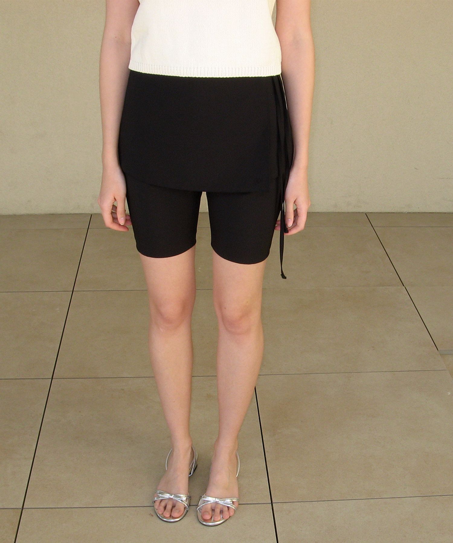 [SOMEWHERE BUTTER]★25SS★Biker Layered Skirt Pants MUSINSA | SOMEWHEREBUTTER Biker Layered Skirt Pants - Black