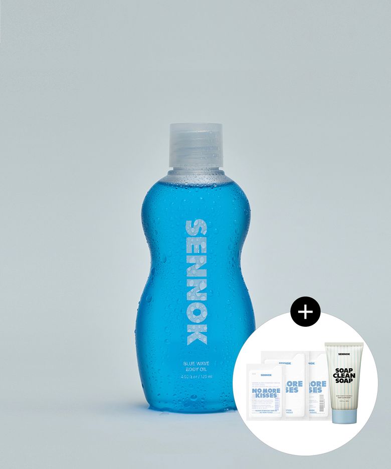 블루 웨이브 바디오일 120ml+(증정) 샴푸 40ml+노모키샤쉐3종