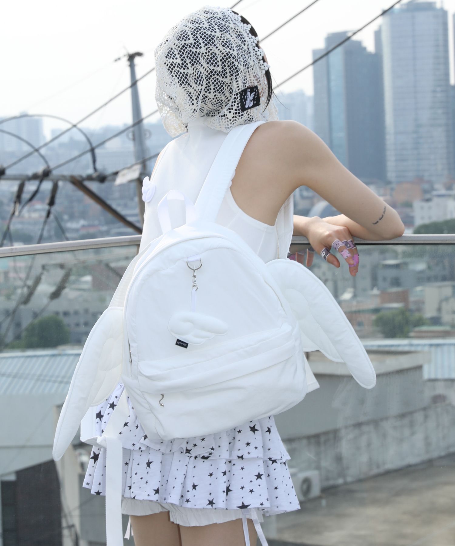 バックパック・リュック CLUT STUDIO 25s Angel Wings Backpack MUSINSA公式 | CLUT STUDIO Angel Wings Backpack - White