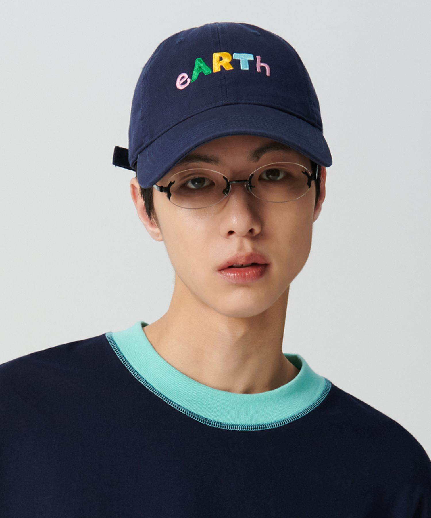 ★BEYOND CLOSET★HAND PRINTING WASHING COTTON MILITARY CAP WITHMOONS Vintage Cadet Cap Washed Cotton Military Style