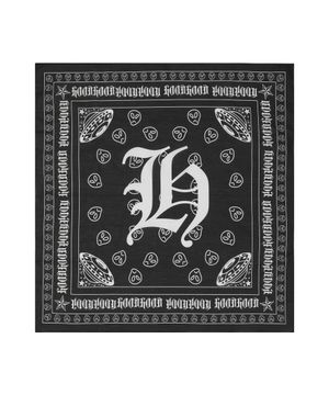 H 로고 반다나 블랙