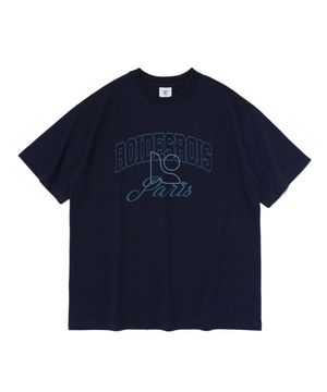 로아 심볼 로고 반팔 티셔츠 (네이비)