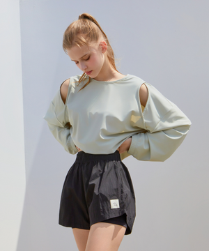 이지핏 스트링 슬릿 래쉬가드 - Mint