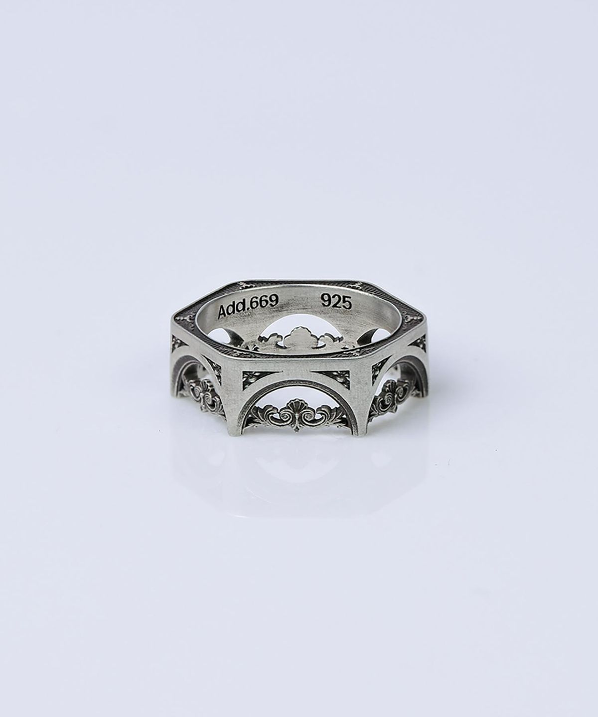 어드레스669(ADDRESS669) STRUCTURE SILVER RING #7