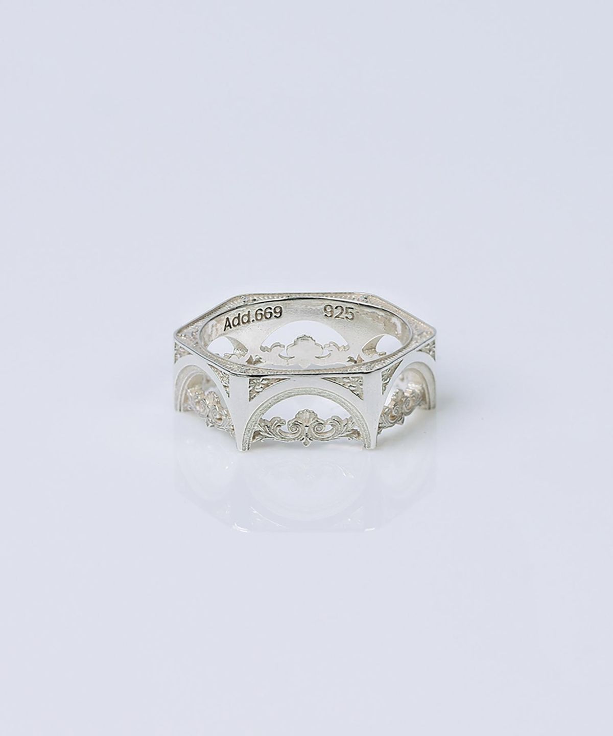 어드레스669(ADDRESS669) STRUCTURE SILVER RING #7W