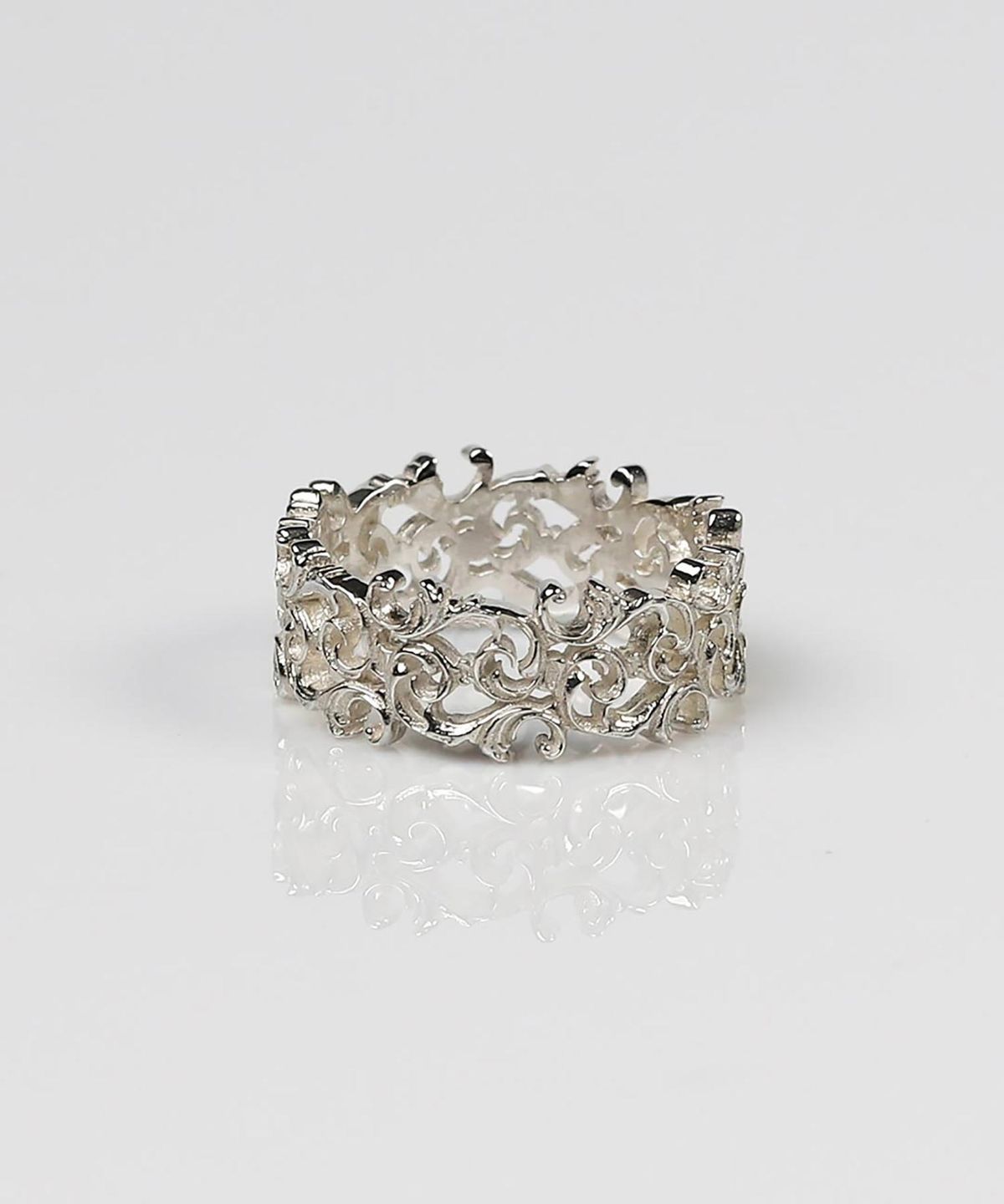 어드레스669(ADDRESS669) Baroque Frame Ring #4_SILVER
