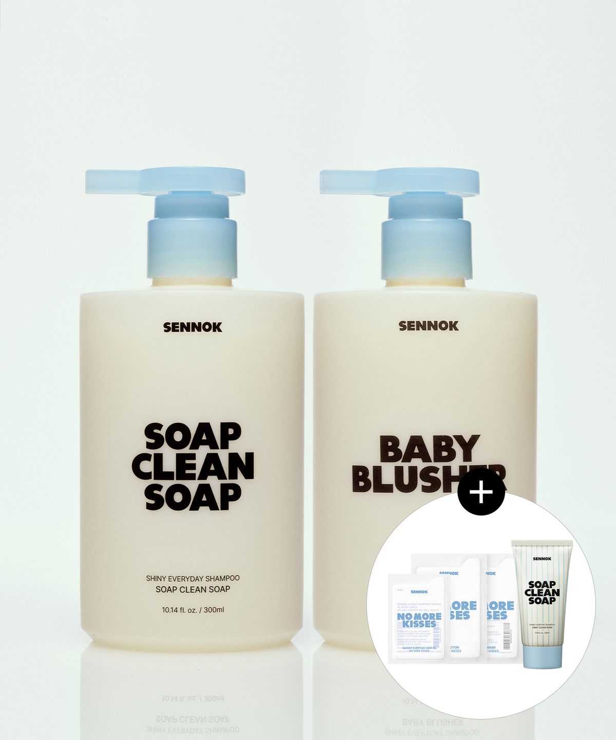 센녹(SENNOK) 샤이니 에브리데이 샴푸 300ml(2종 택1)+(증정) 샴푸 40ml+노모키샤쉐3종
