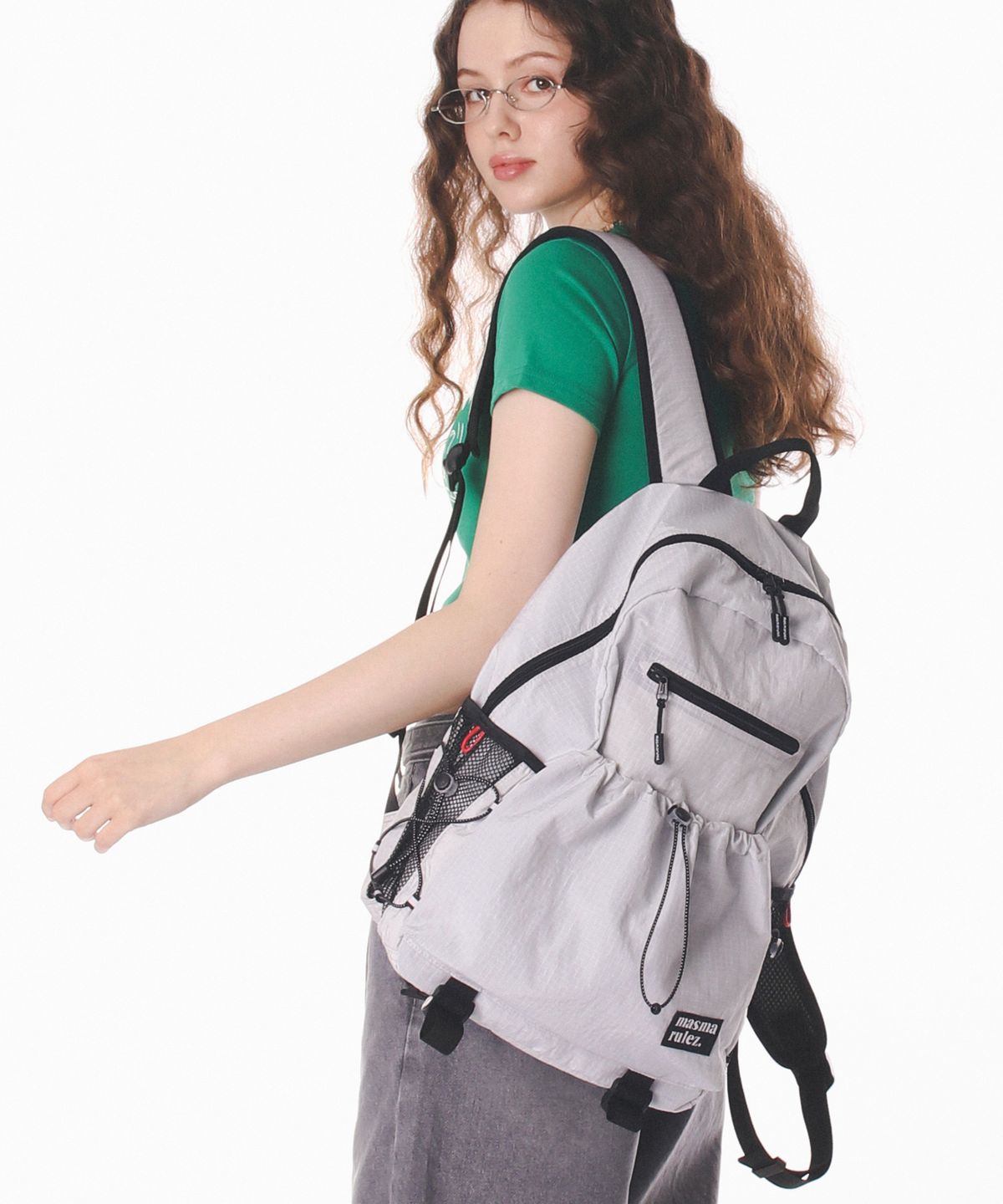 마스마룰즈(MASMARULEZ) Nomad light backpack_Ash gray