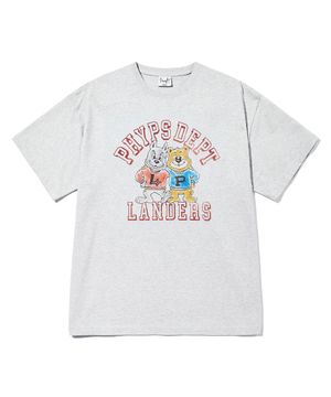 피뎁트 X SSG 랜더스 그래픽 티셔츠_라이트그레이
