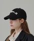볼륨 로고 워싱 볼캡 [블랙]