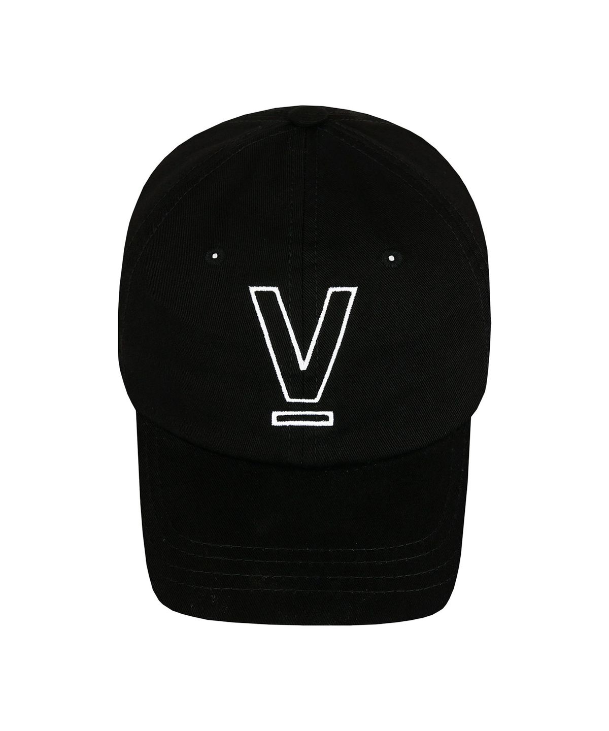 비자비(VIS A VIS) V LINE LOGO BALLCAP (BLACK)
