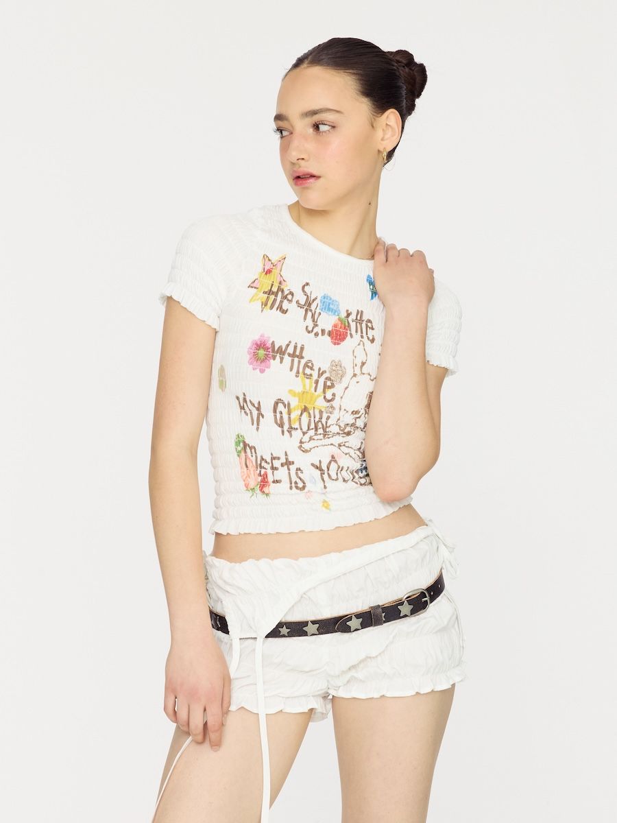 【GLOWNY】25HS★(S,M,L) CARIBOU SMOKE TOP MUSINSA | GLOWNY CARIBOU SMOKE TOP (2 Colors)