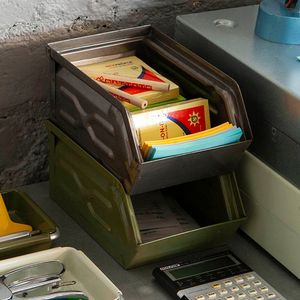 [덜튼] 철제 데스크 트레이 정리함 다용도 보관함