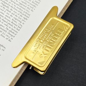 [덜튼] 빈티지 철제 클립 집게 사각 대형 골드