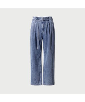 Azure 밴딩 데님 팬츠_IQPDM25702BUL