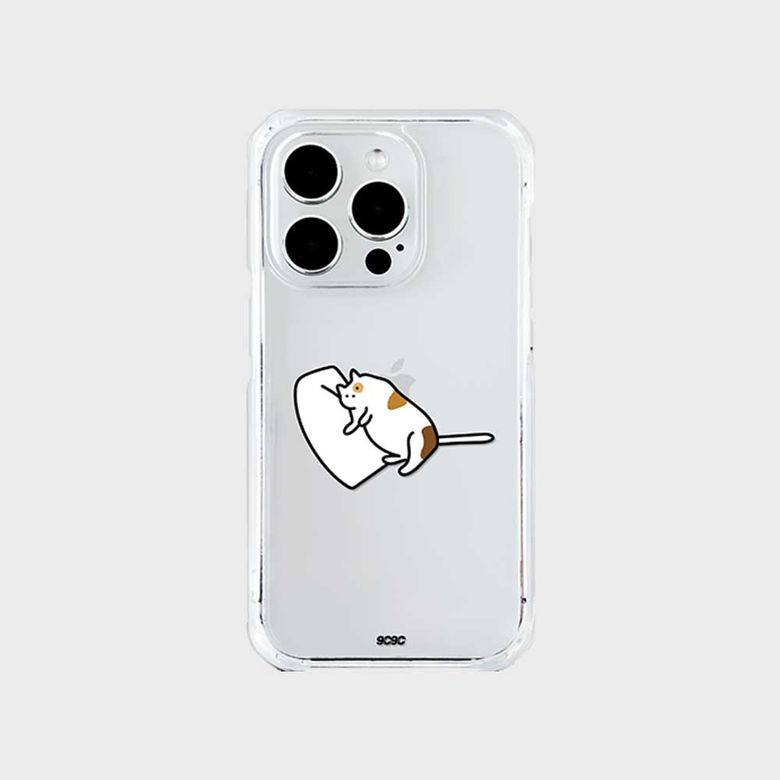 9C9C 우리집 고양이 젤하드 케이스_귀찮은고양