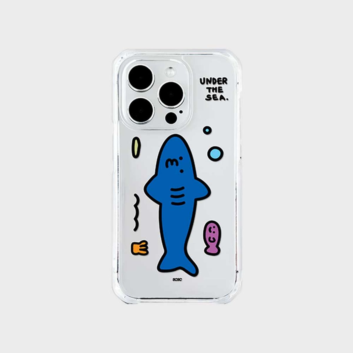 코쿼드(COQUAD) 9C9C 언더더씨 젤하드 케이스_상어