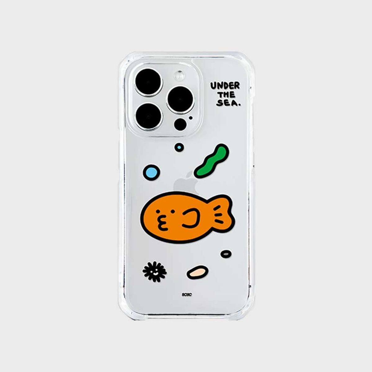 코쿼드(COQUAD) 9C9C 언더더씨 젤하드 케이스_물고기