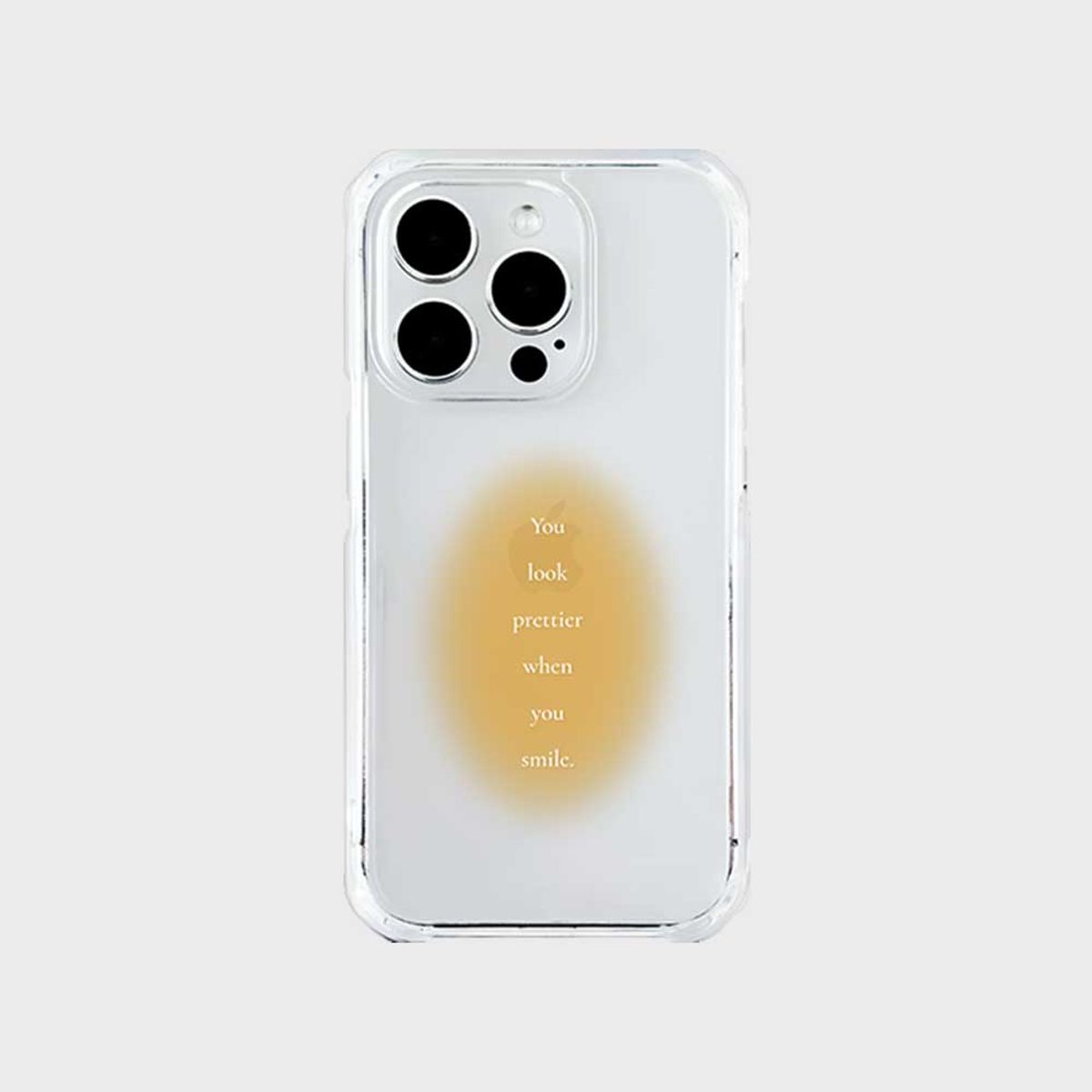 코쿼드(COQUAD) 9C9C 블러 라운드 젤하드 케이스_블러옐로우