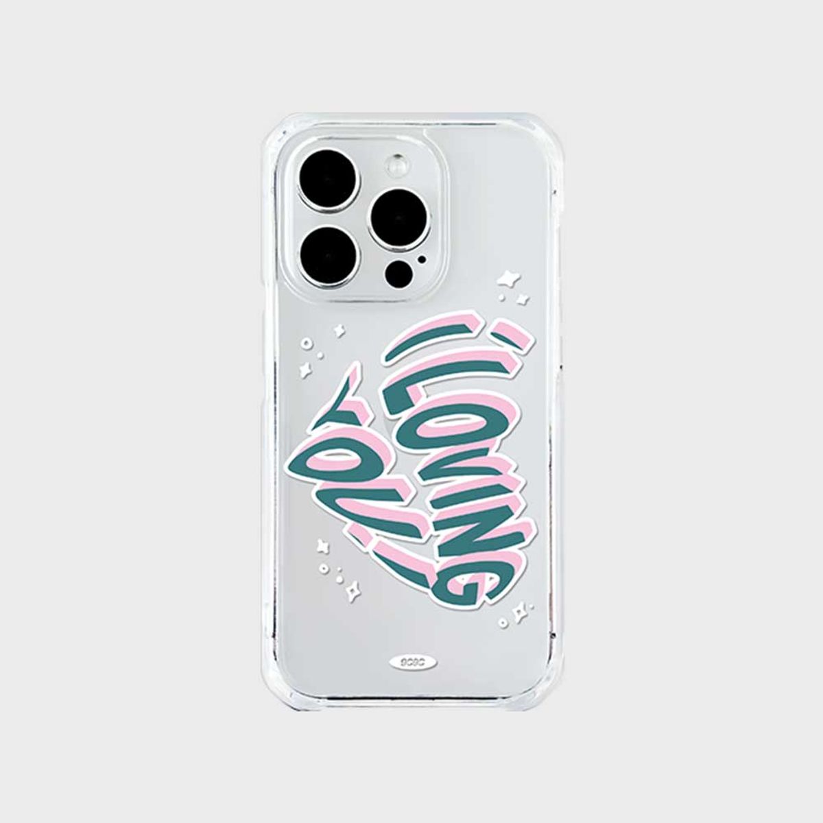 코쿼드(COQUAD) 9C9C 러빙 유 젤하드 케이스_트윙클러빙유