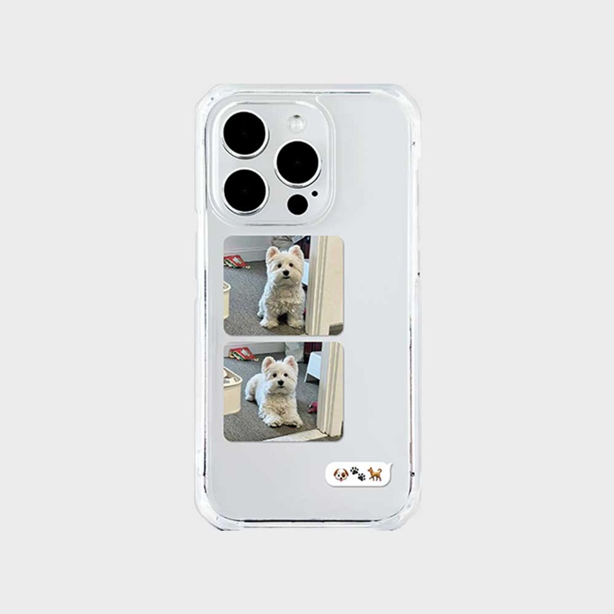 코쿼드(COQUAD) 9C9C MMS 젤하드 케이스_강아지