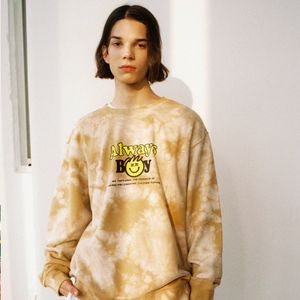 타이다이 그래픽 스웻셔츠 베이지 (MFIBH8718)