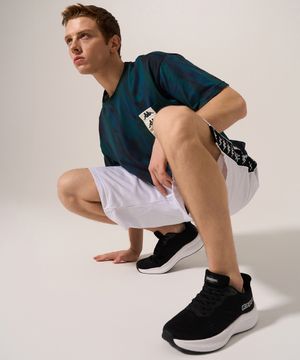 니트 라이트 스니커즈 남성 블랙