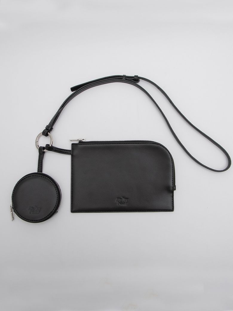 FAUX LEATHER 2WAY POUTCH BAG(Z-B-2437)
