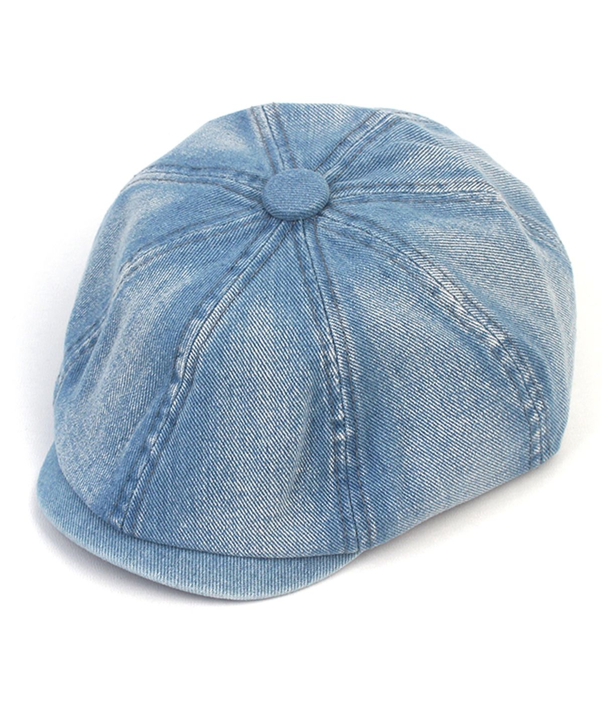 유니버셜 케미스트리(UNIVERSAL CHEMISTRY) Washing Light Denim Banding Huntingcap 헌팅캡