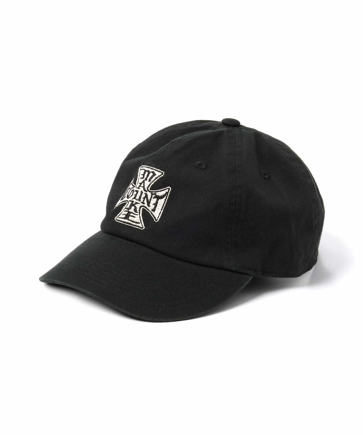 더블유엠씨(WMC) 크로스로고 6 패널캡_BLACK