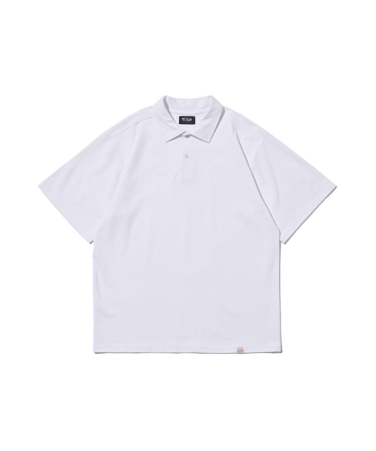 카고브로스(CARGOBROS) 소로나 베이직 카라 반팔티셔츠 (화이트)