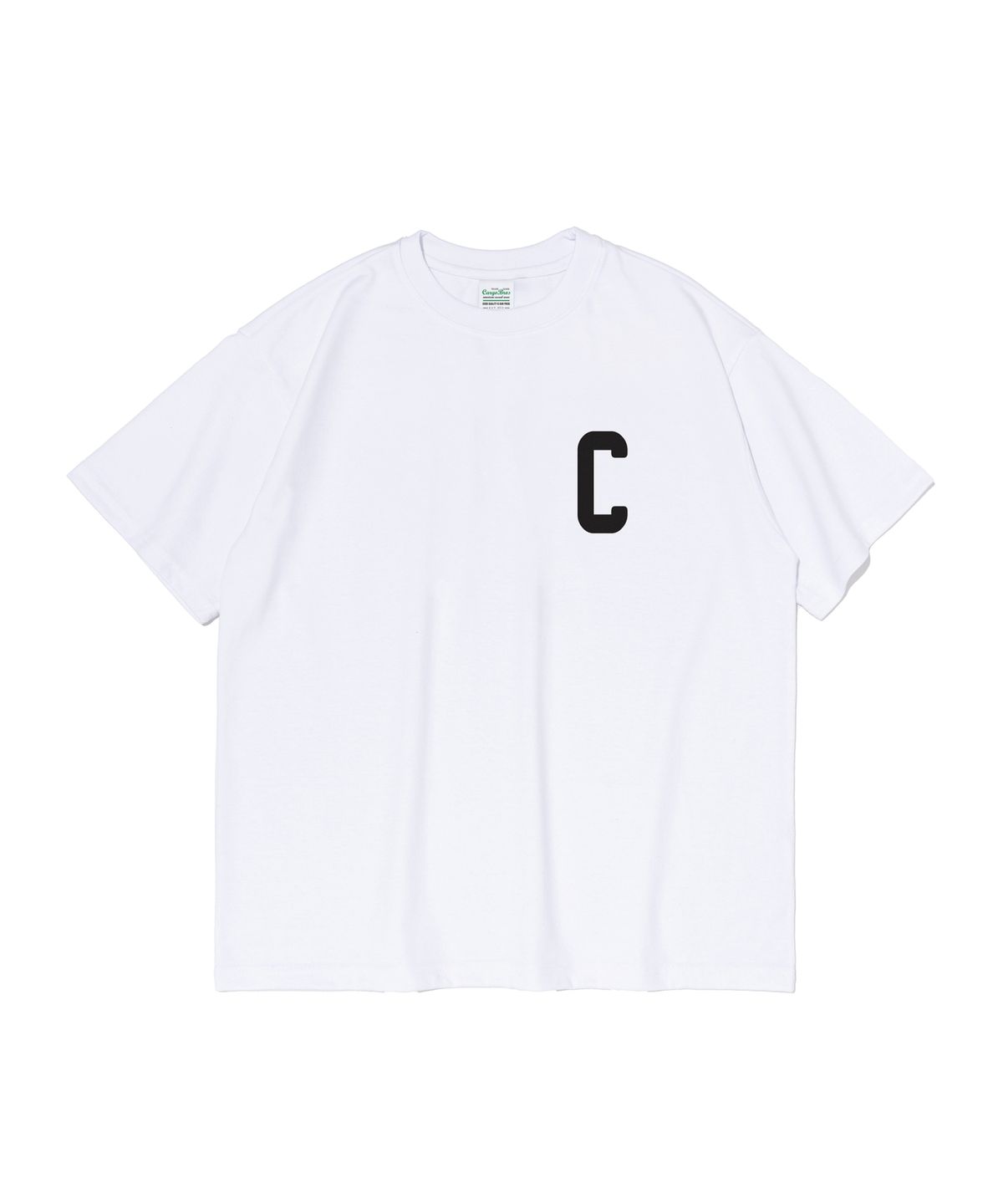 카고브로스(CARGOBROS) C 로고 반팔 티셔츠 (화이트)