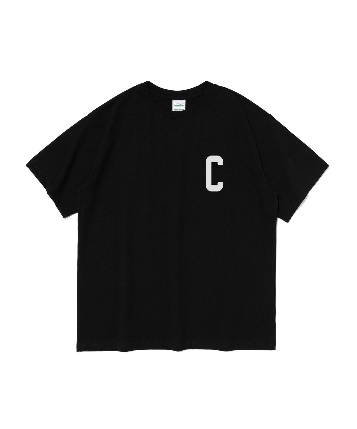 카고브로스(CARGOBROS) C 로고 반팔 티셔츠 (블랙)