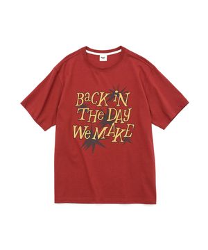 불렛마크 티셔츠_BURGUNDY