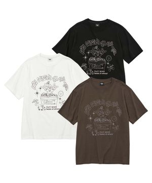 디제이부스 티셔츠 (BROWN/WHITE/BLACK)