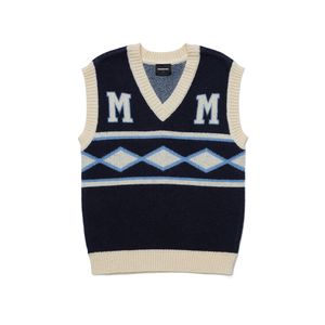 여성 루즈 니트 베스트 네이비 (MFVCH8354)
