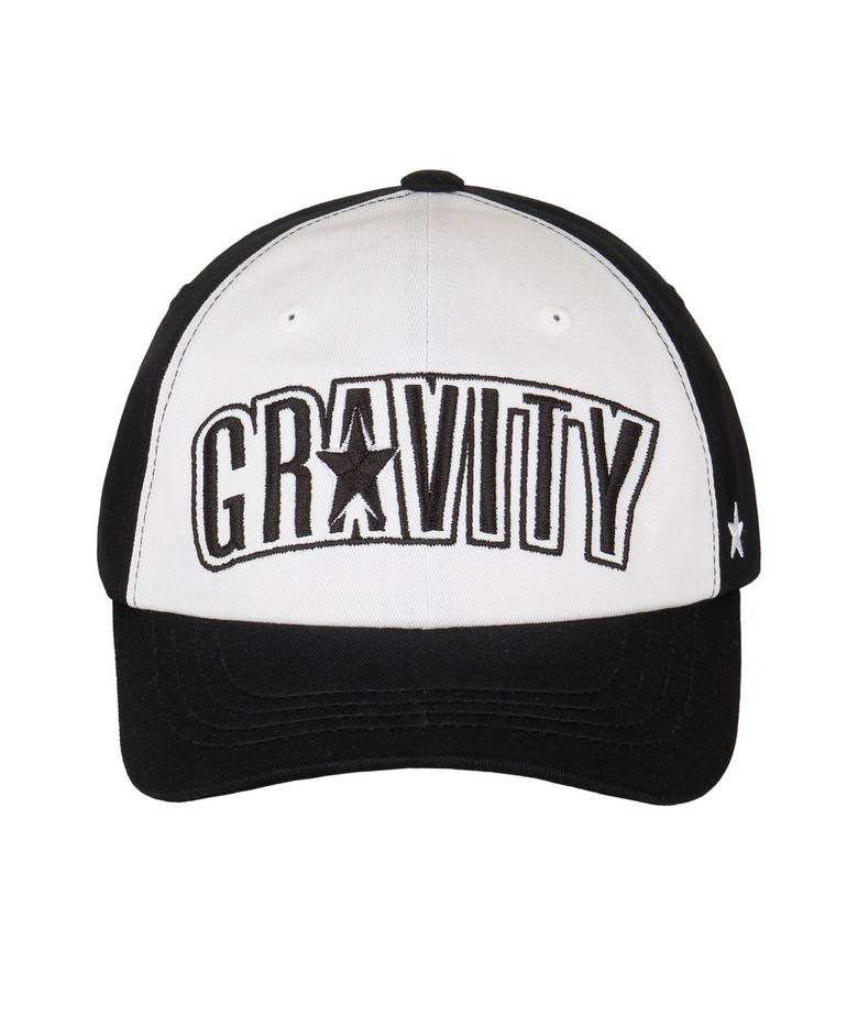 STAR GRAVITY BALL CAP - Black & White