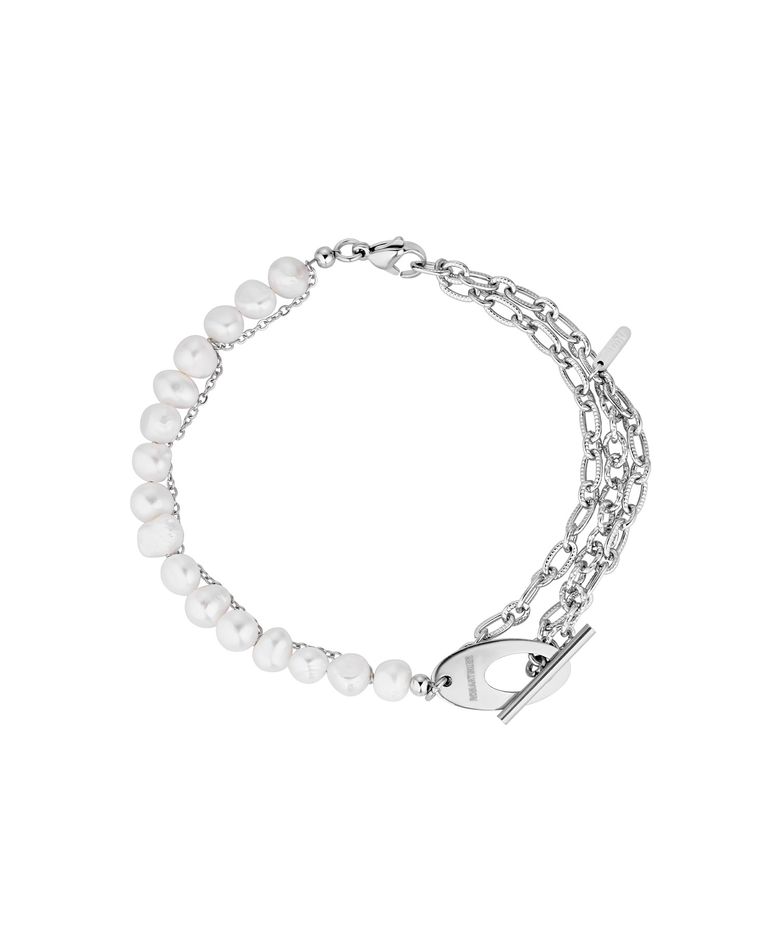 SN.171 Layered Pearl Toggle Bracelet