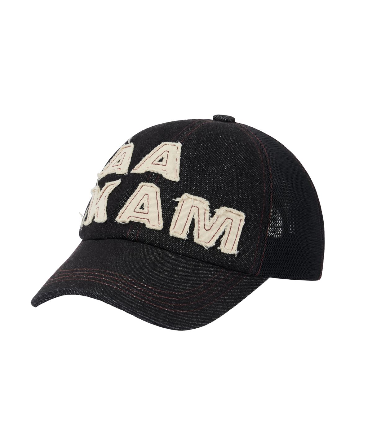 아캄(AAKAM) Denim Trucker Cap (Black)