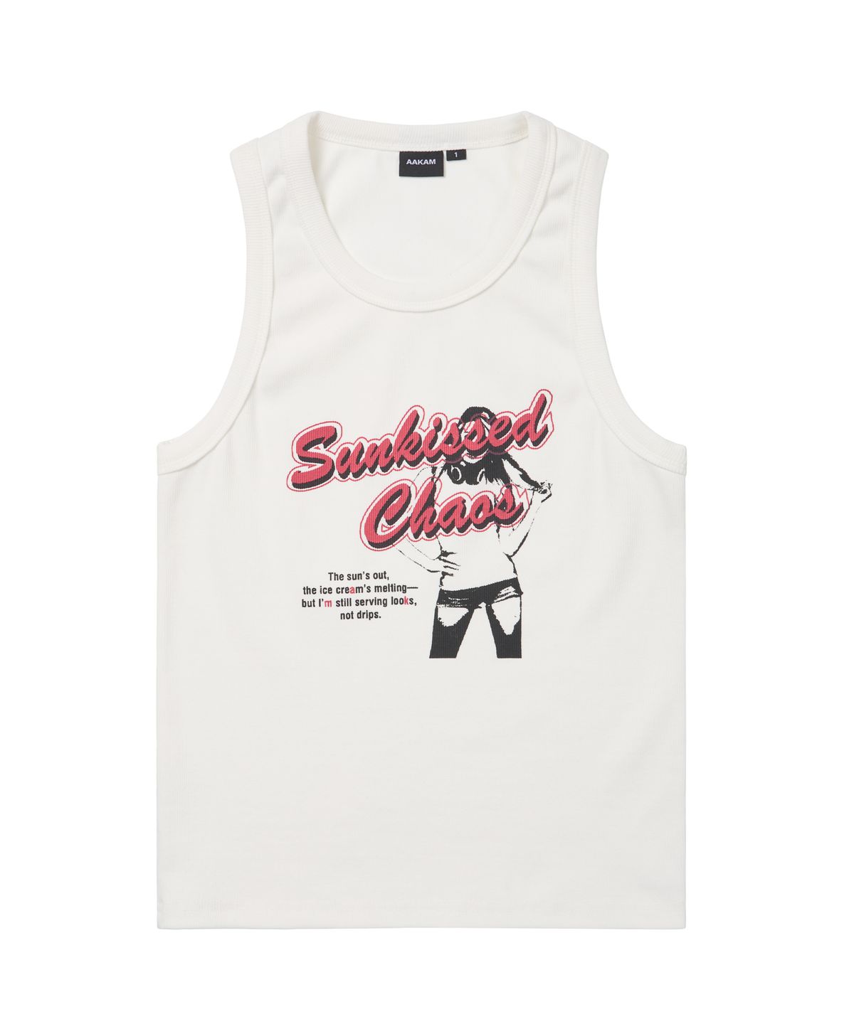 아캄(AAKAM) Sunkissed Sleeveless (White)