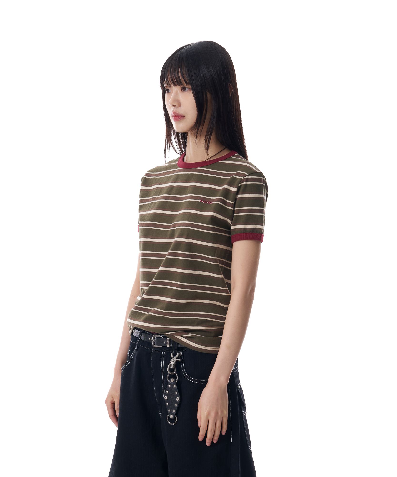 ●AAKAM● 25SS Striped Ringer Top MUSINSA | AAKAM Striped Ringer Top (Ivory-Blue)