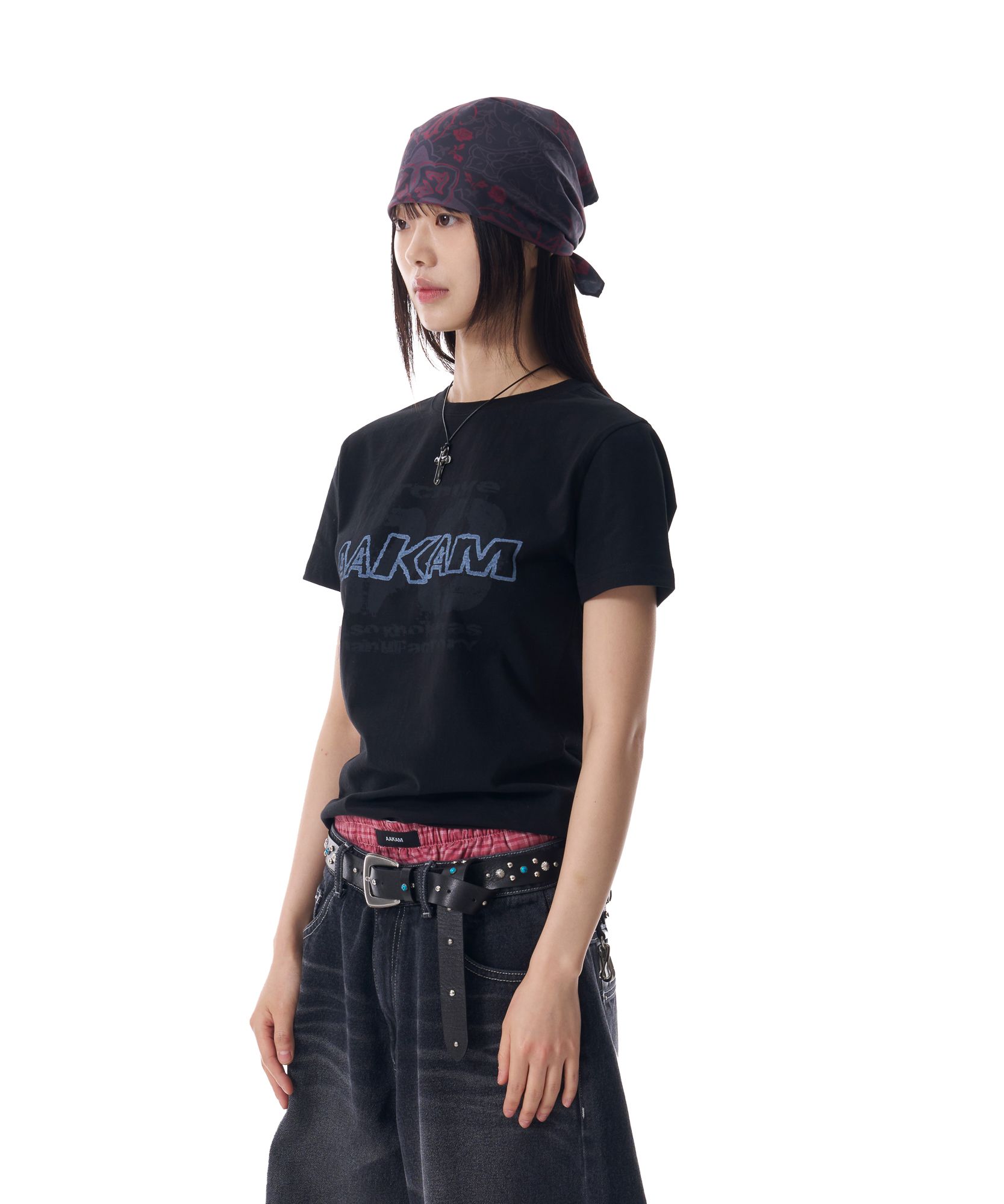 ●AAKAM● 25SS Painted 98 Half Top MUSINSA | AAKAM Painted 98 Half Top (Black)