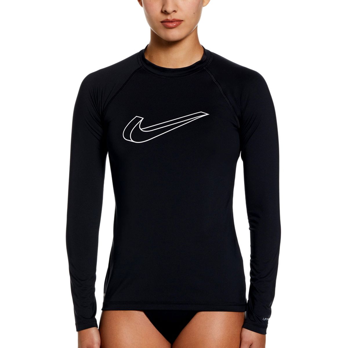 나이키스윔(NIKE SWIM) 여자래쉬가드 입체 스우시 롱 슬리브 하이드로가드 NESSD426-001