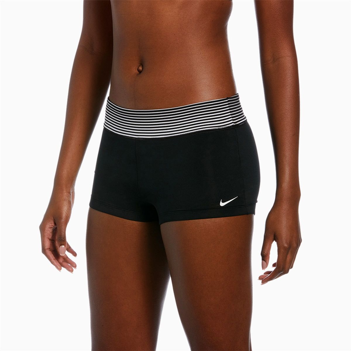 나이키스윔(NIKE SWIM) 여자래쉬가드 스트라이프 킥 숏 NESSC209-001